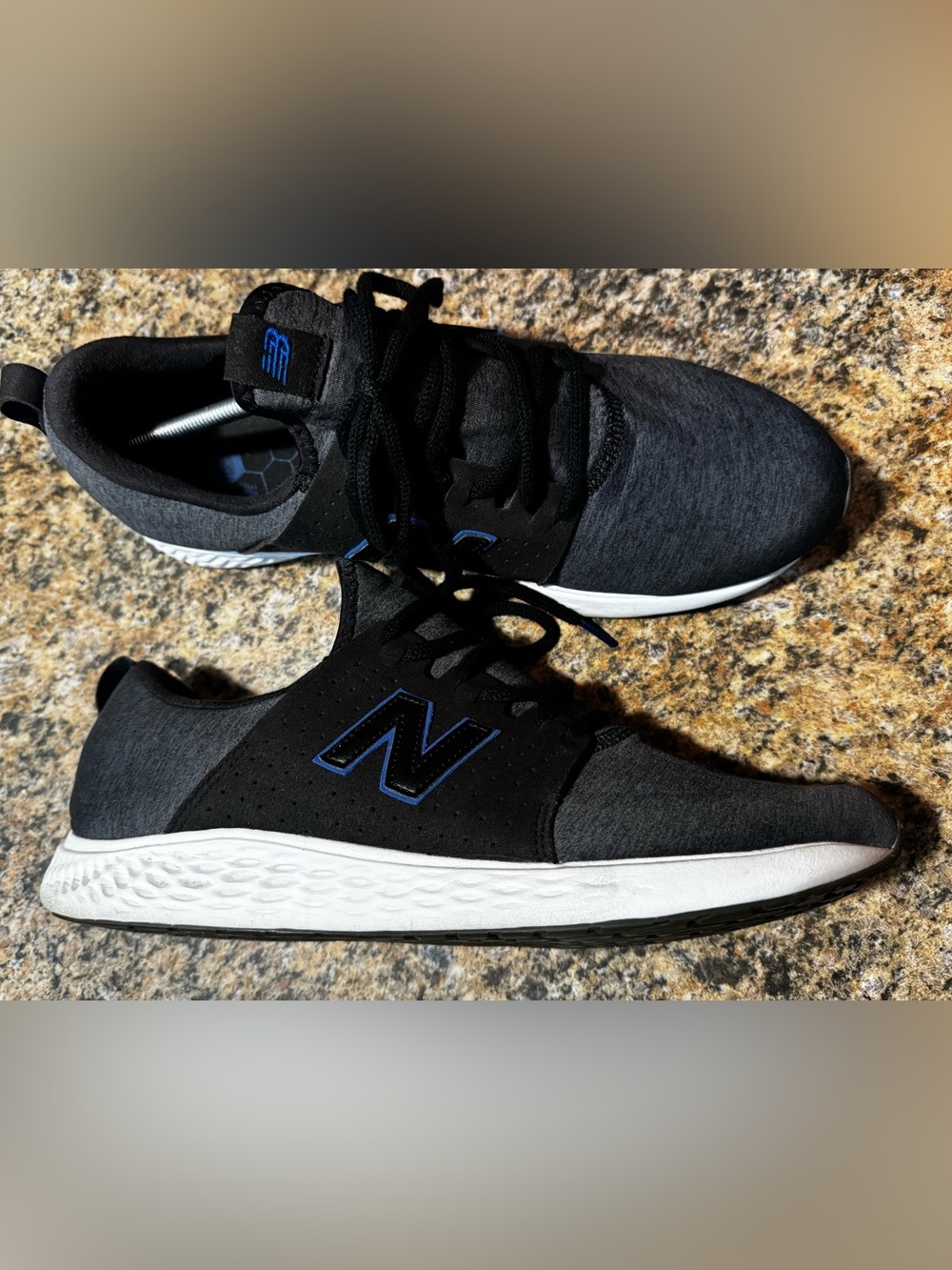 New Balance Fresh Foam Sport V1 Comfort Running Black Shoes Mens 13 4E MSPTBB1